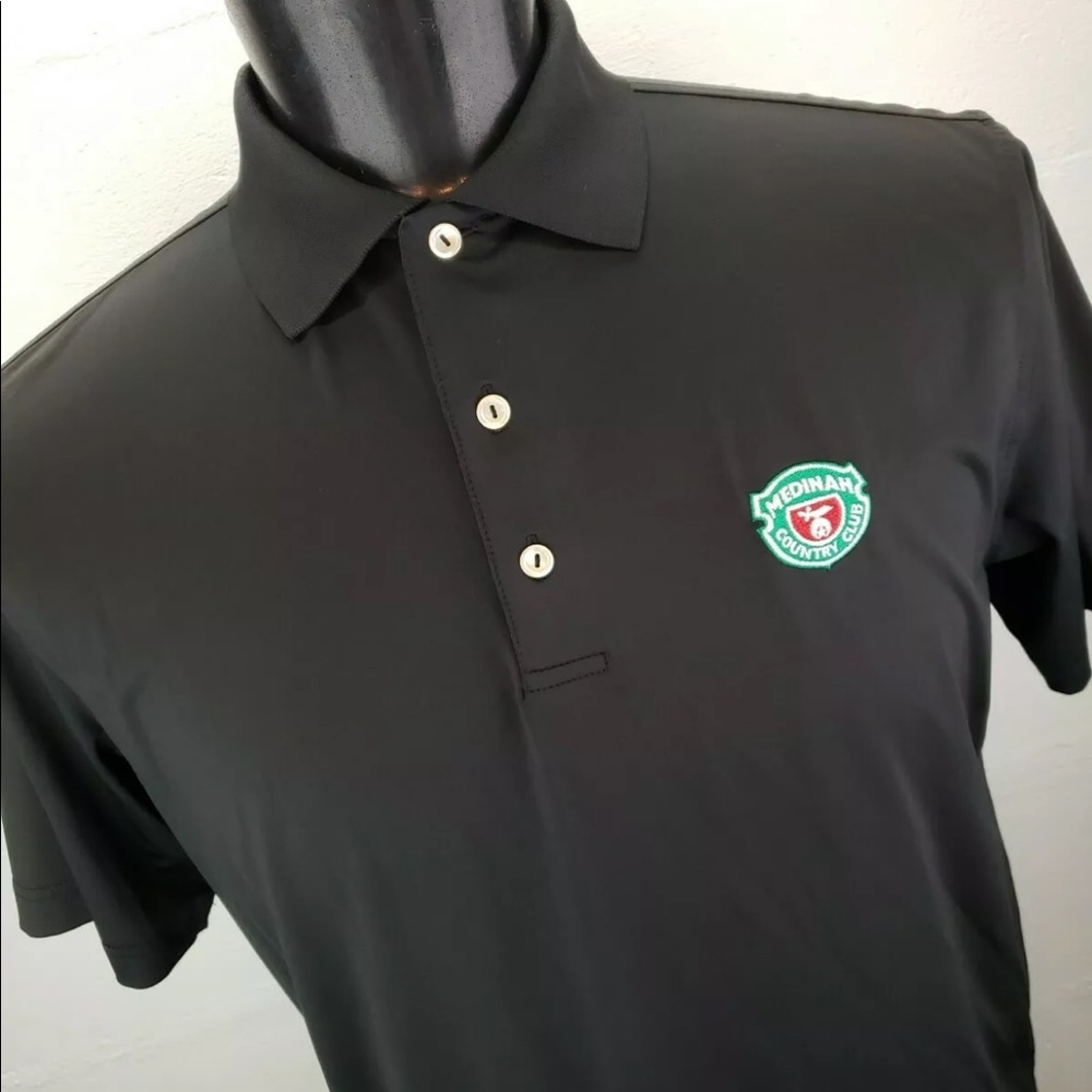 NWOT Peter Millar Medium Golf Polo. Medinah Country Club Top 100 Golf Course.